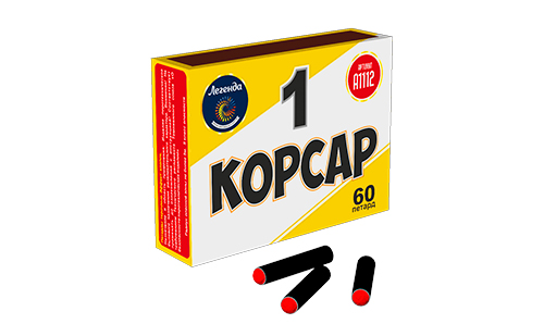  Петарды Корсар 1 в пленке  в Суворове